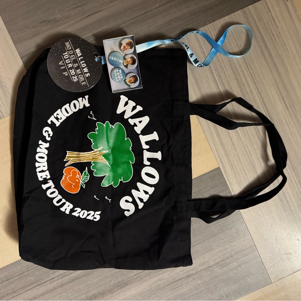 Wallows Model & More VIP package gifts (magnets, VIP lanyard, and tote bag)